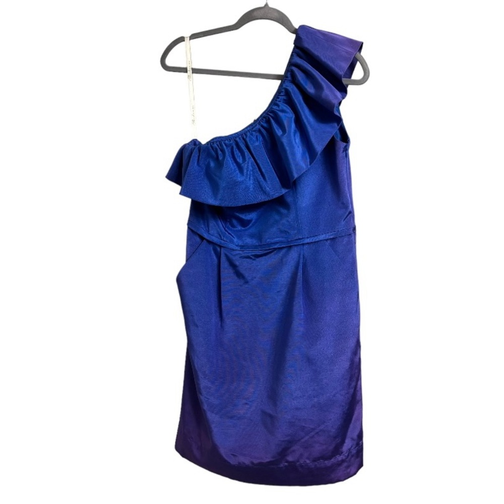Shoshanna One Shoulder Ruffle Dress